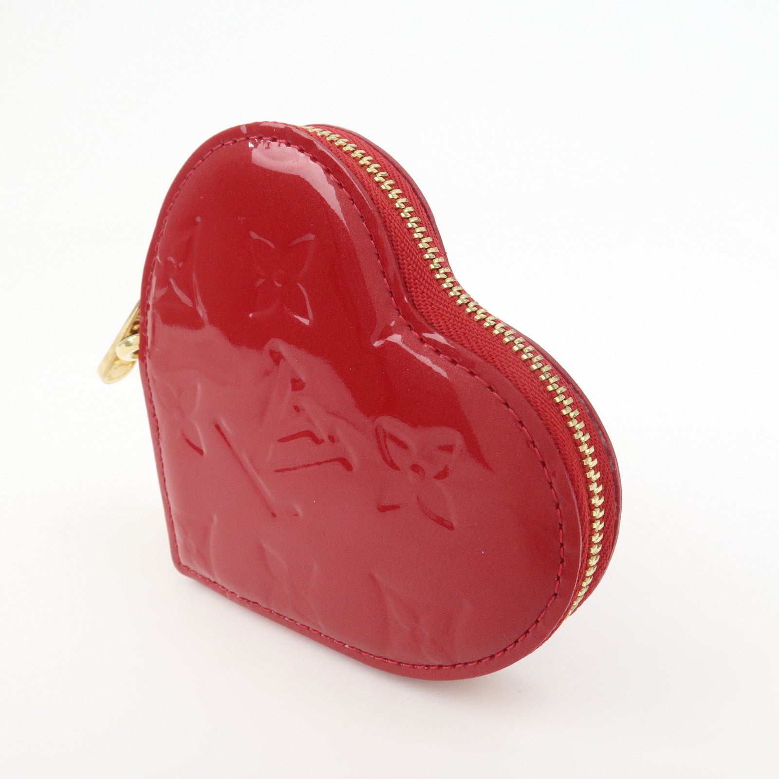 Louis Vuitton Monogram Vernis Porte Monnaie Coeur Coin Case M93562