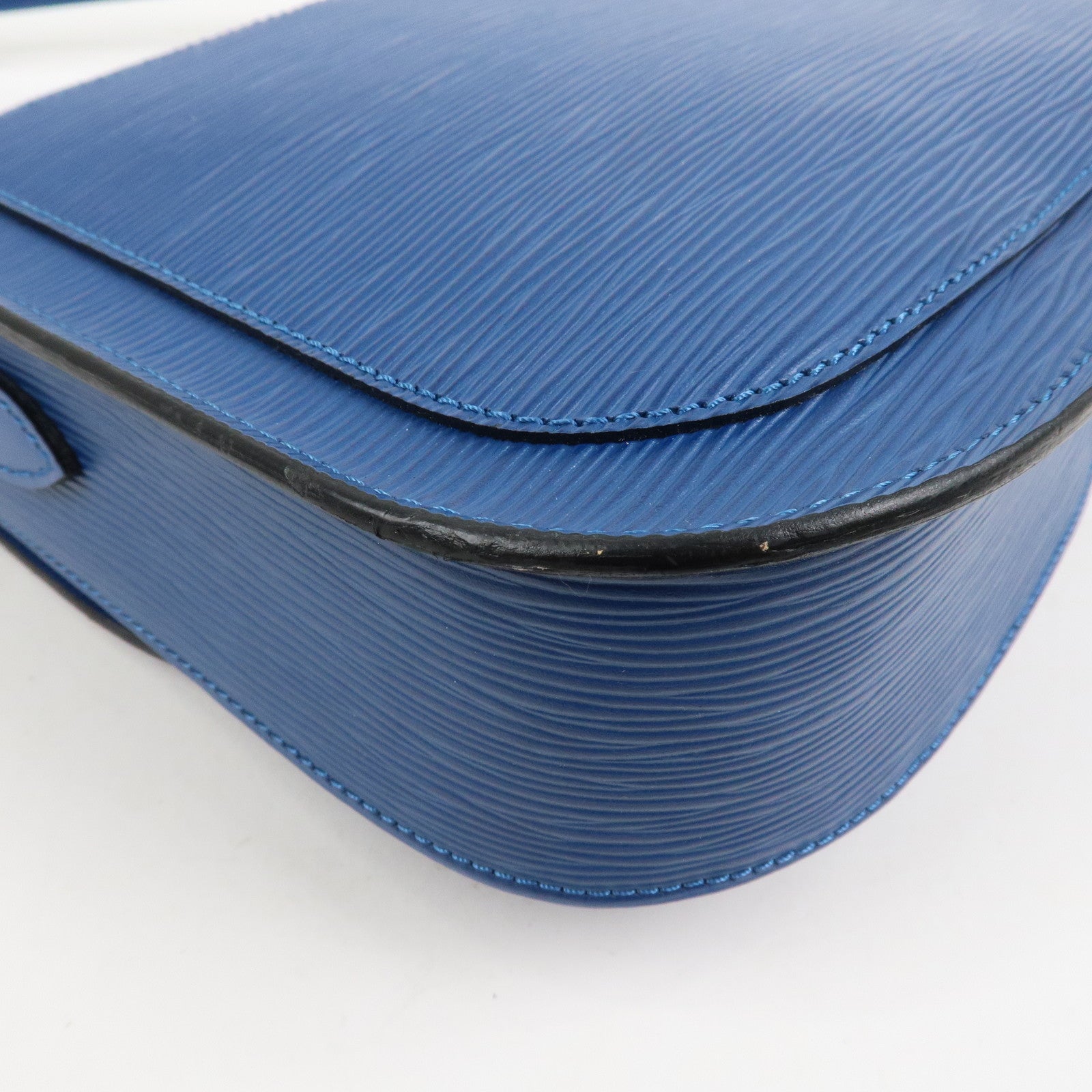 Louis Vuitton Epi Saint Cloud Shoulder Bag Toledo Blue M52195