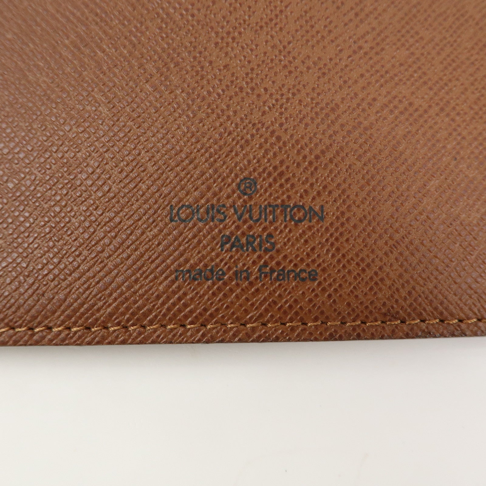 Louis Vuitton Monogram Canvas Agenda MM Planner Cover Brown R20105