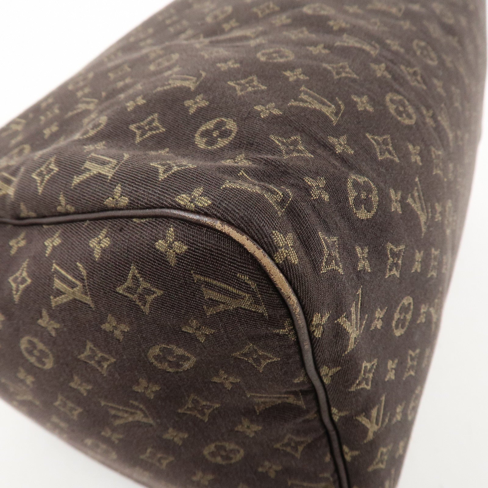 Louis Vuitton Monogram Mini Lin Speedy 30 Boston Bag Ebene M95224 Used