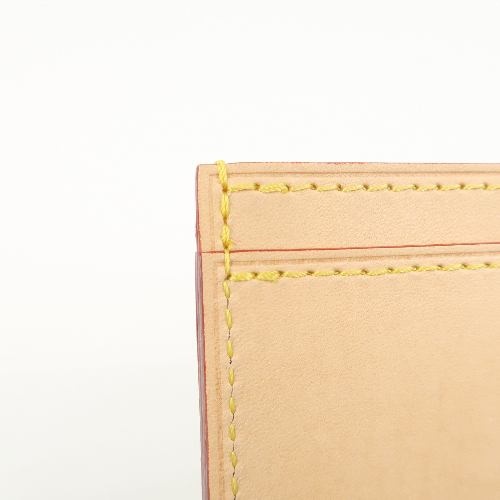 Louis Vuitton Nume Leather Card Case Card Holder Natural