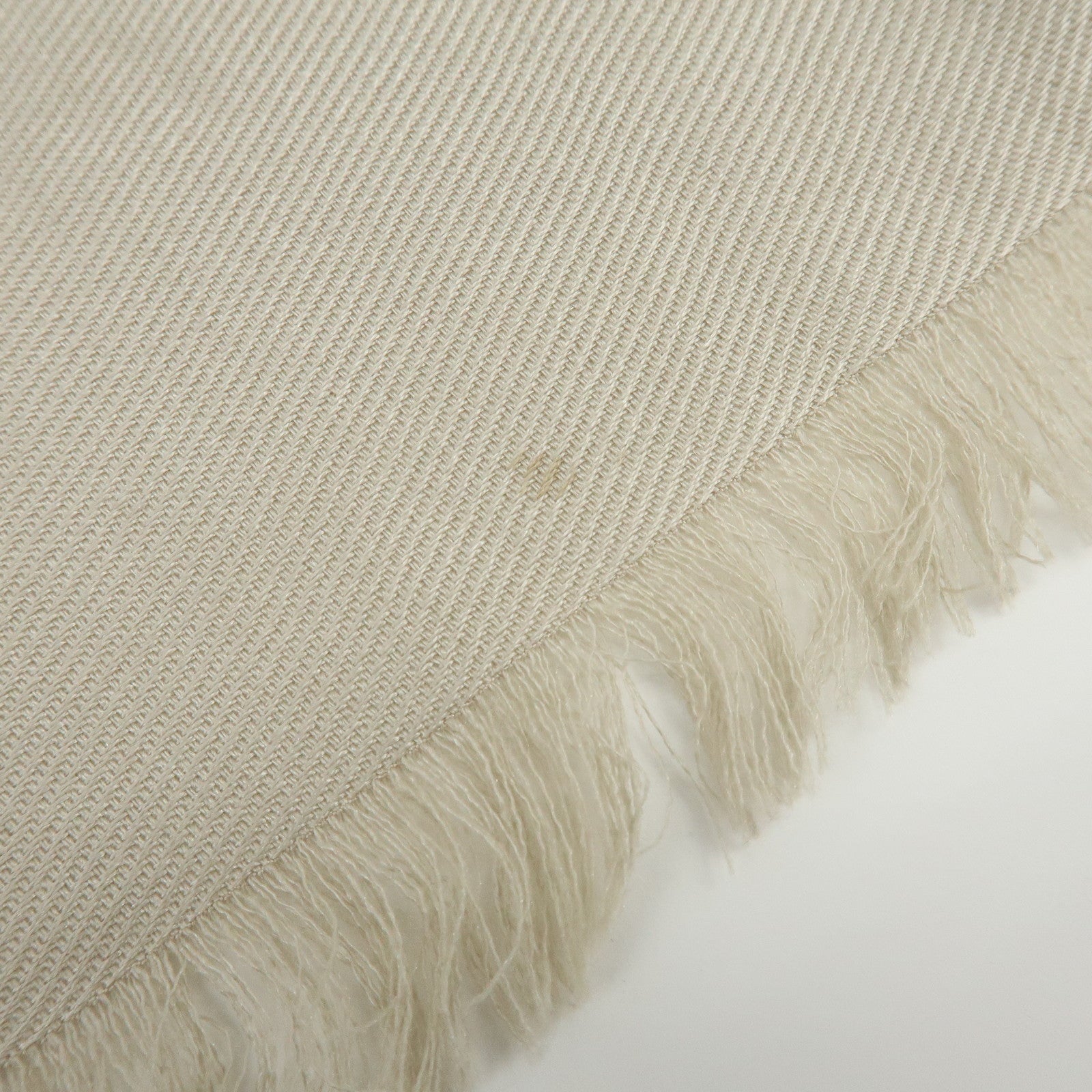 Louis Vuitton Monogram Classic Shawl Silk Wool Scarf Greige M96983