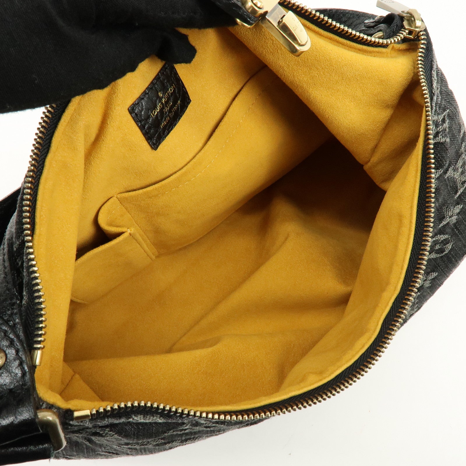 Louis Vuitton Monogram Denim Slightly Shoulder Bag Noir M95835