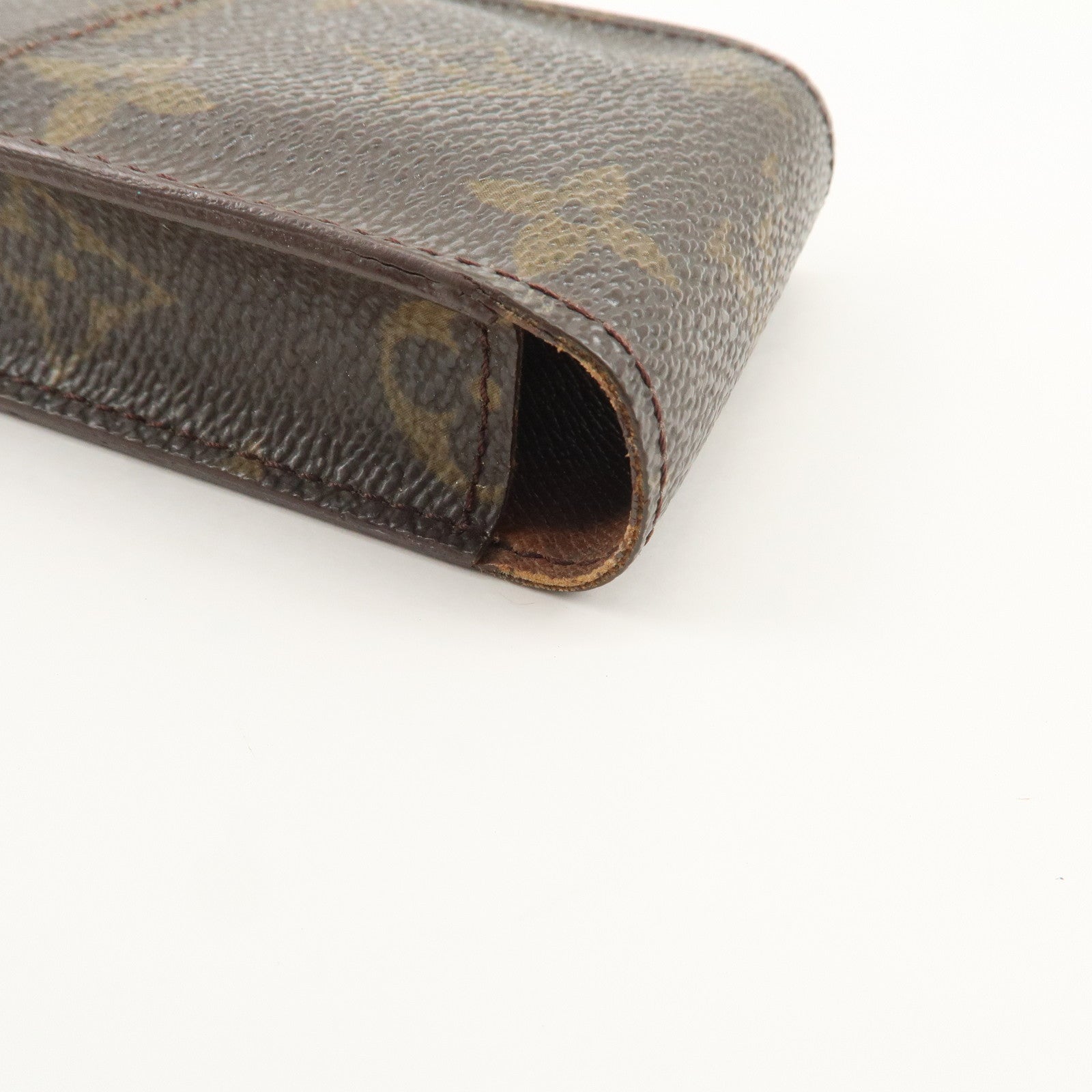 Louis Vuitton Monogram Set Of 3 Etui Cigarette Case Pen Case M63024 M62990 Used