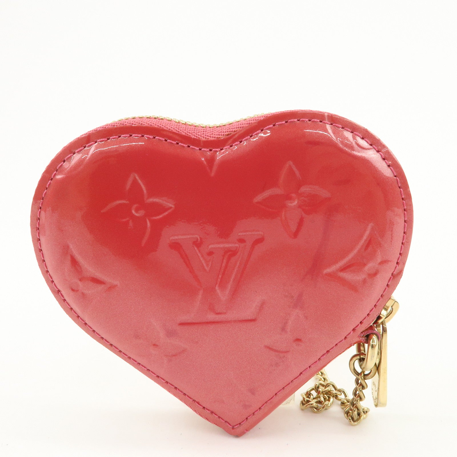 Louis Vuitton Monogram Vernis Porte Monnaie Coeur Coin Case M93562