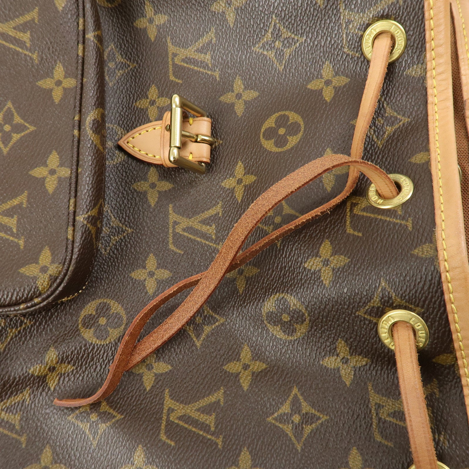 Louis Vuitton Monogram Montsouris MM Backpack Brown M51136
