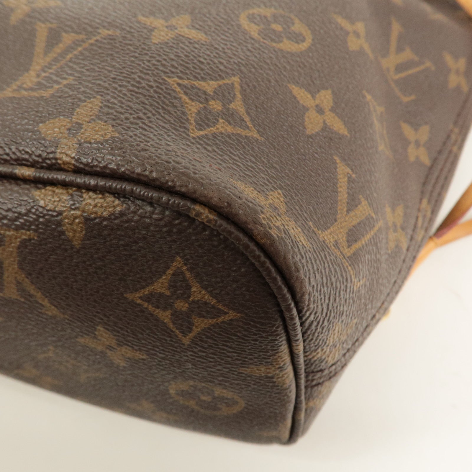 Louis Vuitton Monogram Neverfull PM Tote Bag Brown M41245 Used