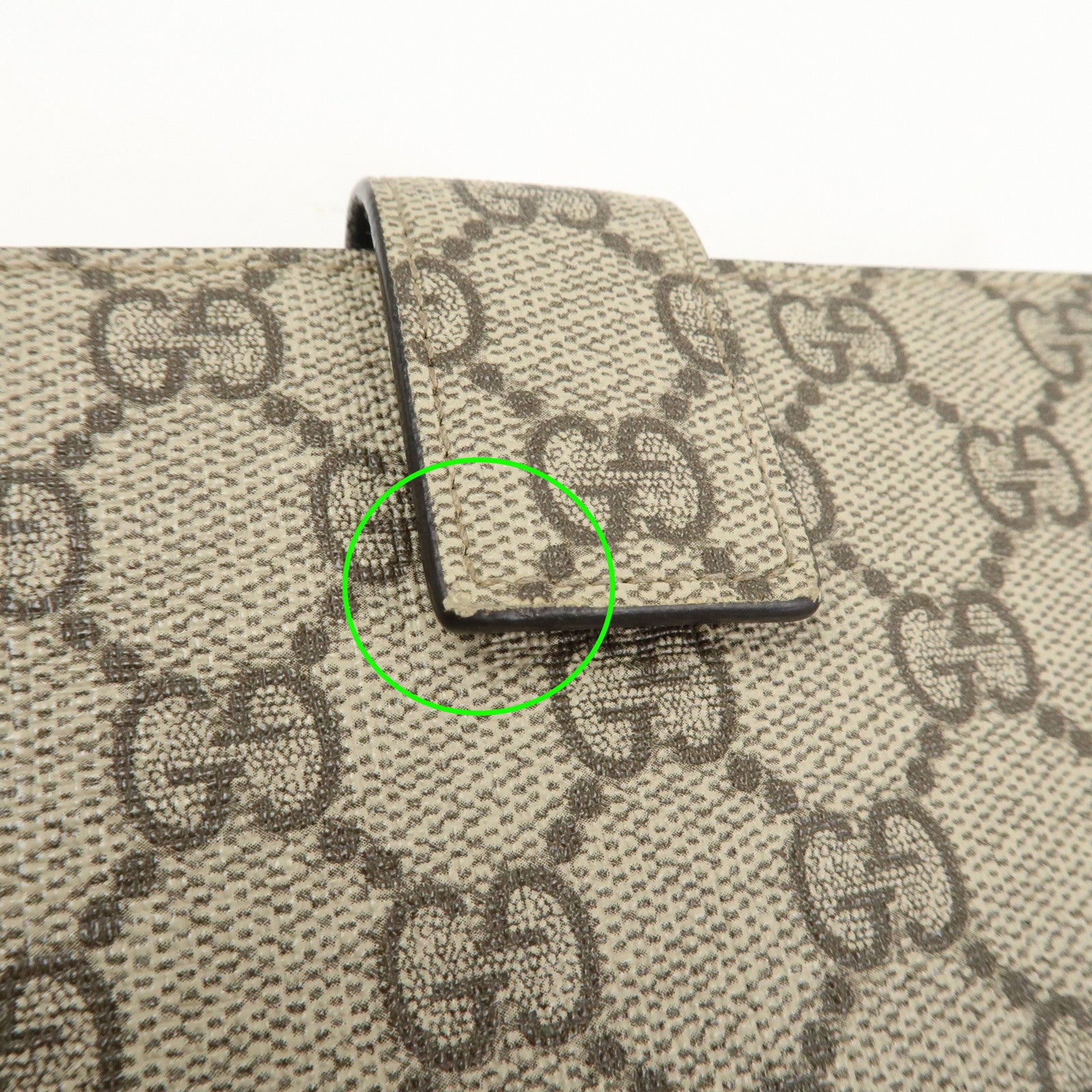 GUCCI GG Supreme Interlocking G Long Wallet Beige 212104