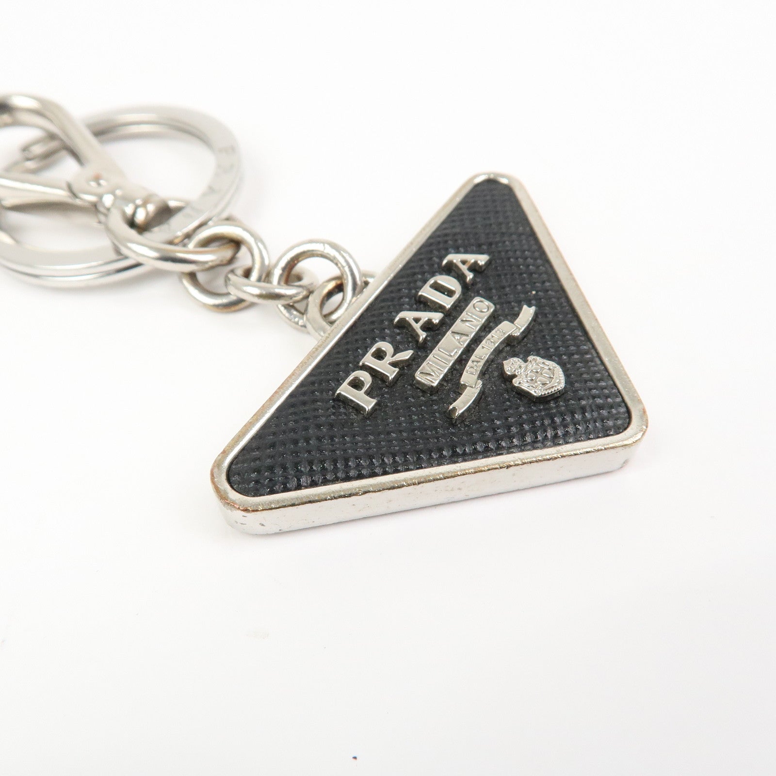 PRADA Saffiano Leather Metal Set of Key Chain 1TL126/2PP080