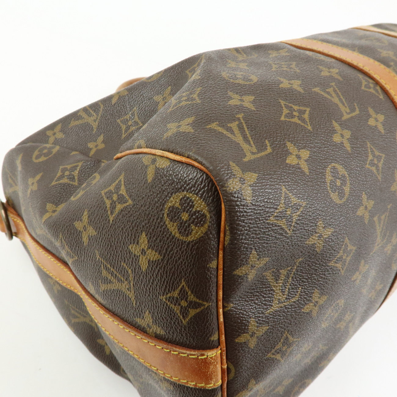 Louis Vuitton Monogram Keep All Bandouliere 45 Boston Bag M41418