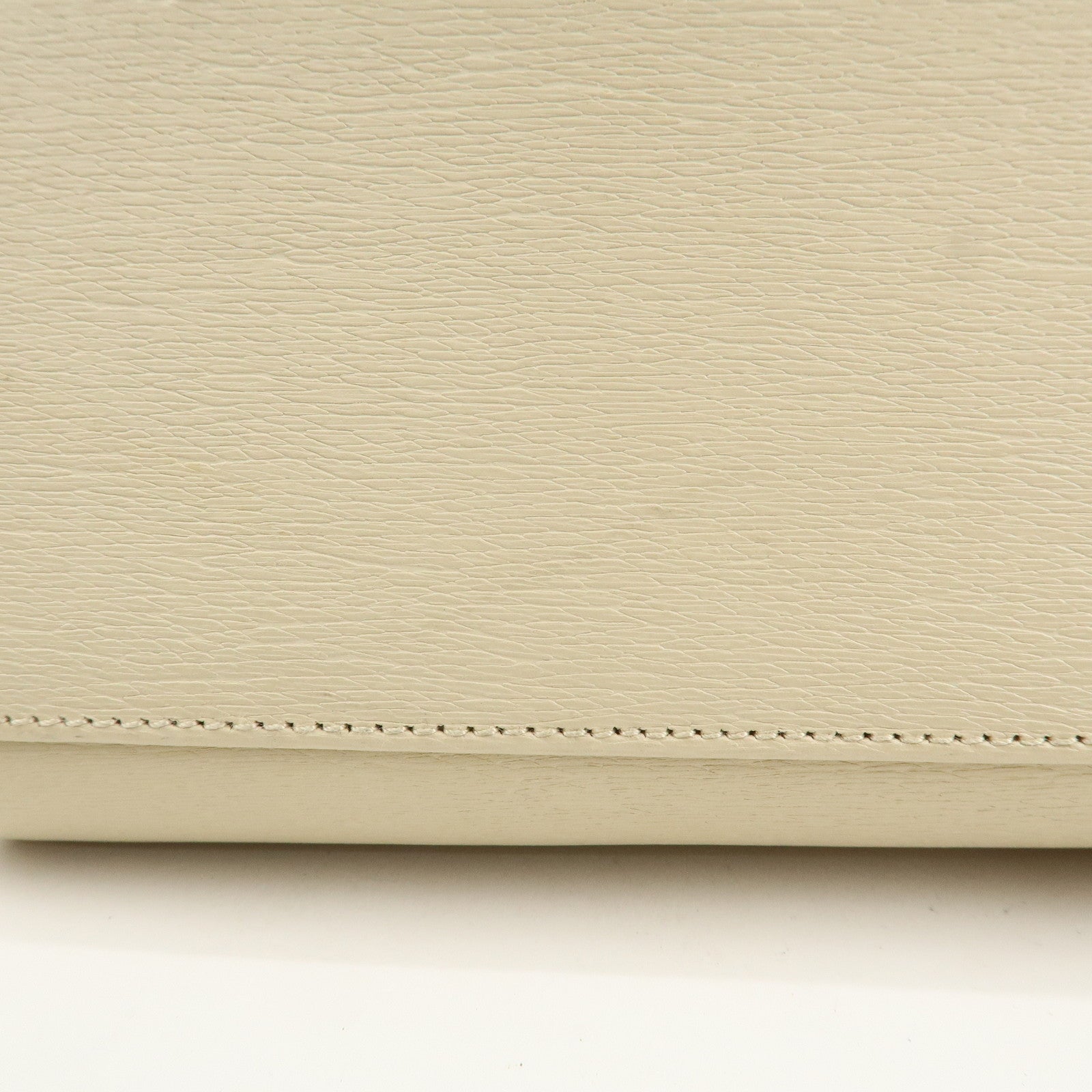 GUCCI Jackie Leather Shoulder Bag Hand Bag Light Beige 002 1067 Used