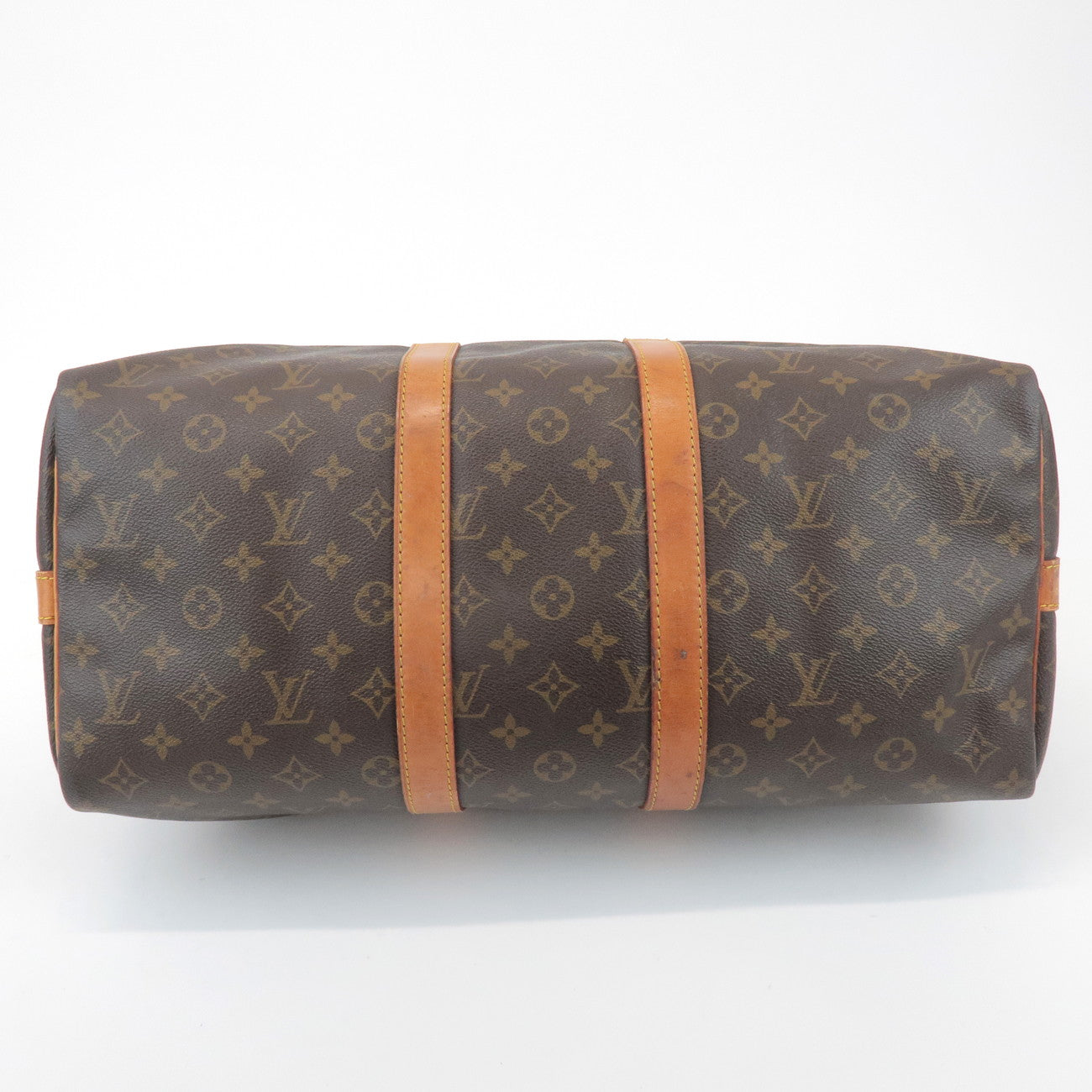 Louis Vuitton Monogram Keep All Bandouliere 45 Boston Bag M41418