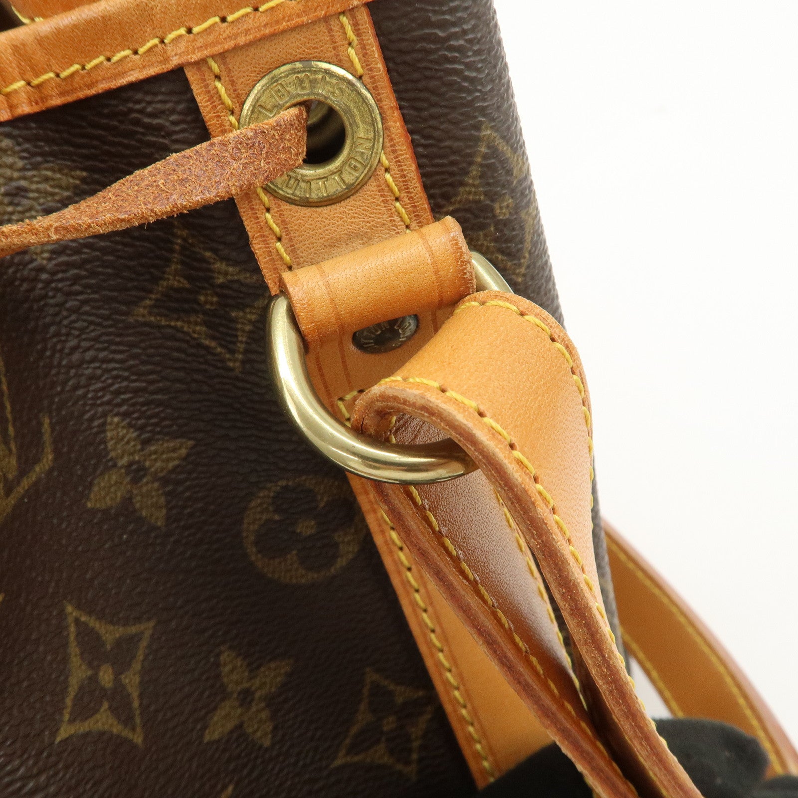 Louis Vuitton Monogram Petit Noe Shoulder Bag Brown M42226