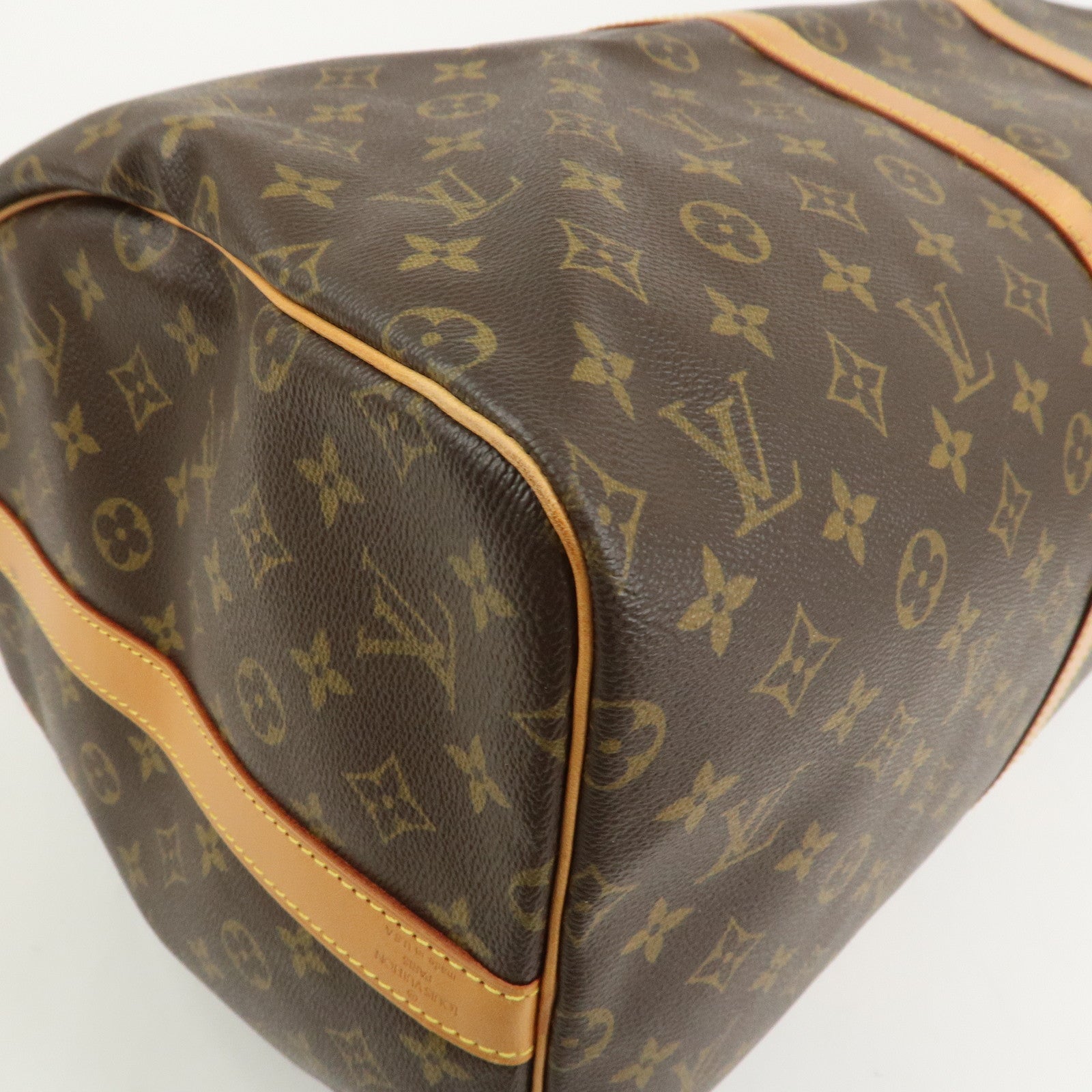 Louis Vuitton Monogram Keep All Bandouliere 55 Boston Bag M41414