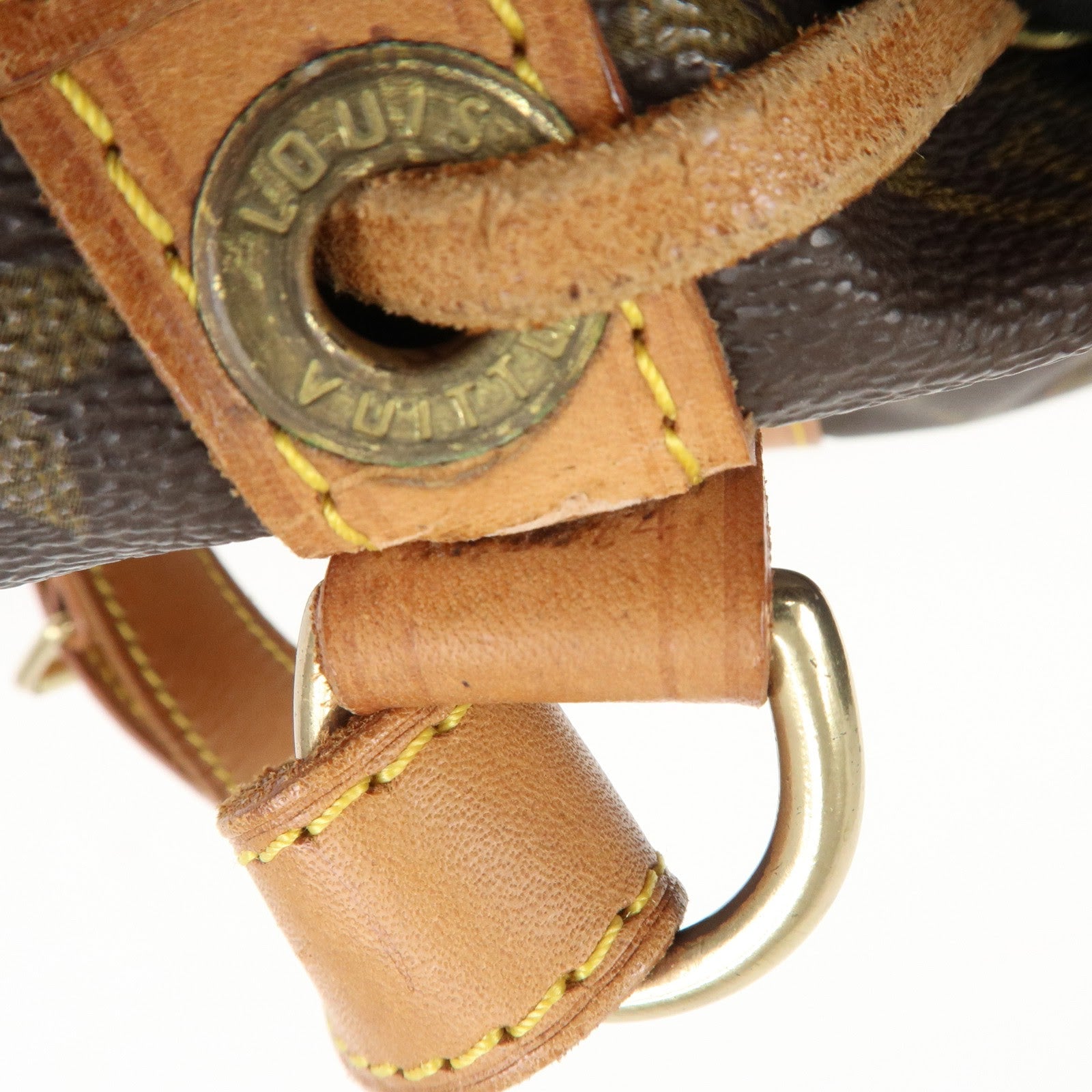 Louis Vuitton Monogram Petit Noe Shoulder Bag Brown M42226