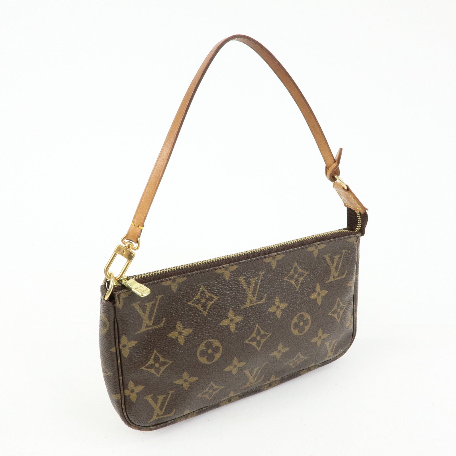 Louis Vuitton Monogram Pochette Accessoires Pouch Hand Bag M51980