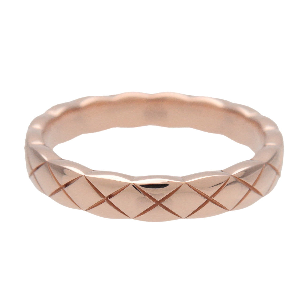 CHANEL Coco Crush Mini Ring K18 750PG Rose Gold #49 US4.5-5 J11785