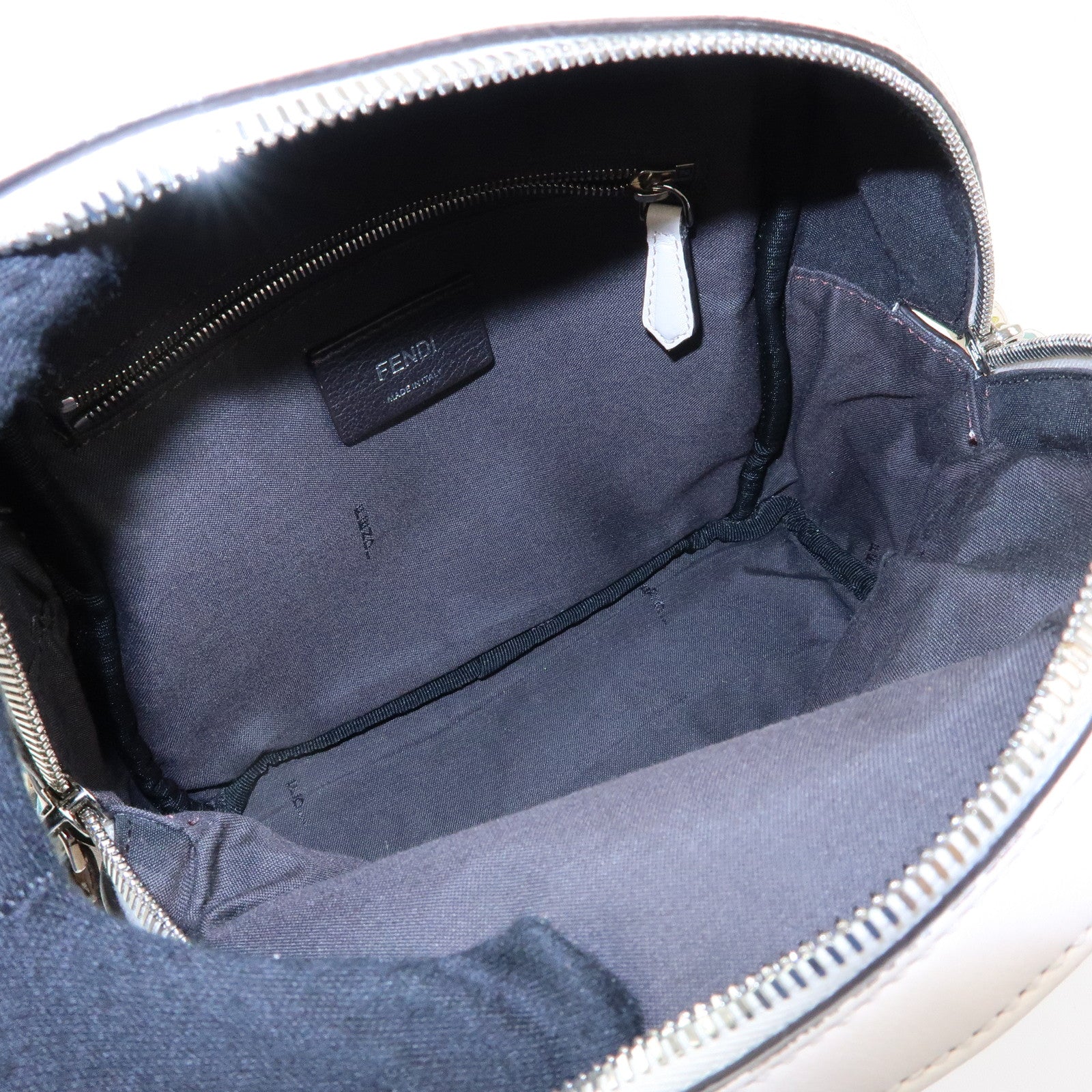 FENDI By The Way Calf Leather Flower Motif Backpack Studs 8BZ038