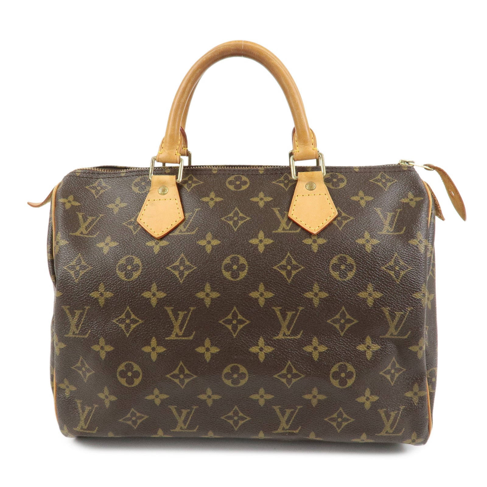 Louis Vuitton Monogram Speedy 30 Boston Bag Hand Bag Brown M41526