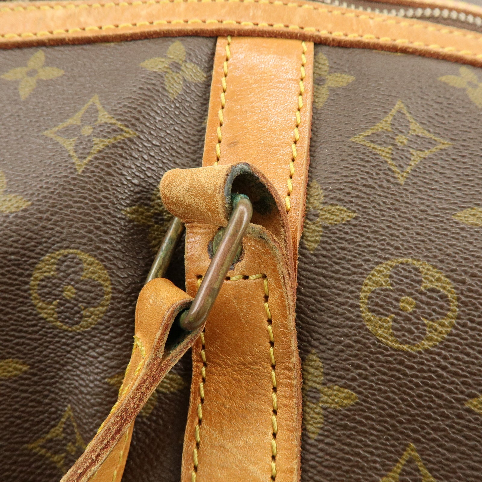 Louis Vuitton Monogram Sac Souple 55 Boston Bag Brown M41622
