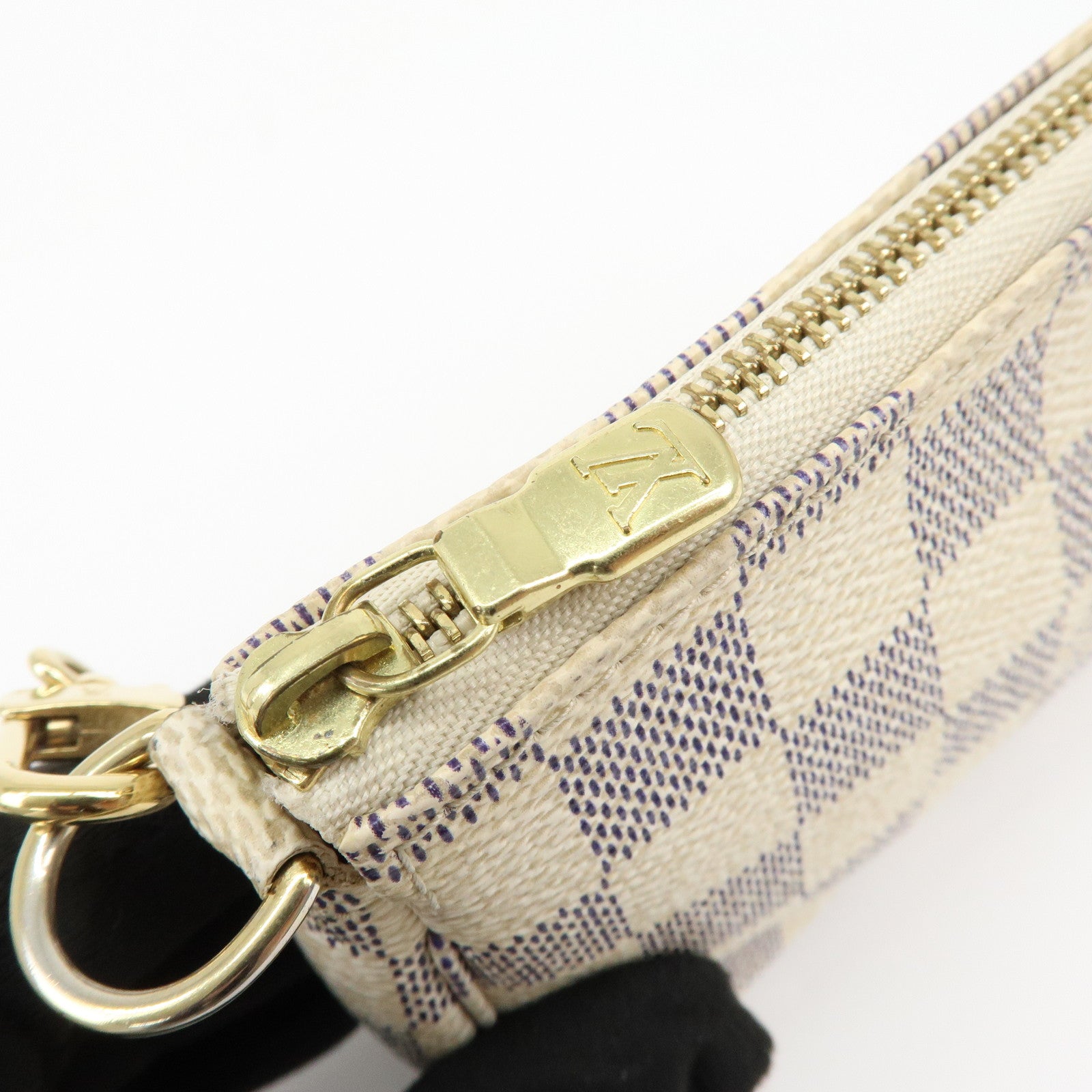 Louis Vuitton Damier Azur Mini Pochette Accesoire Pouch N58010