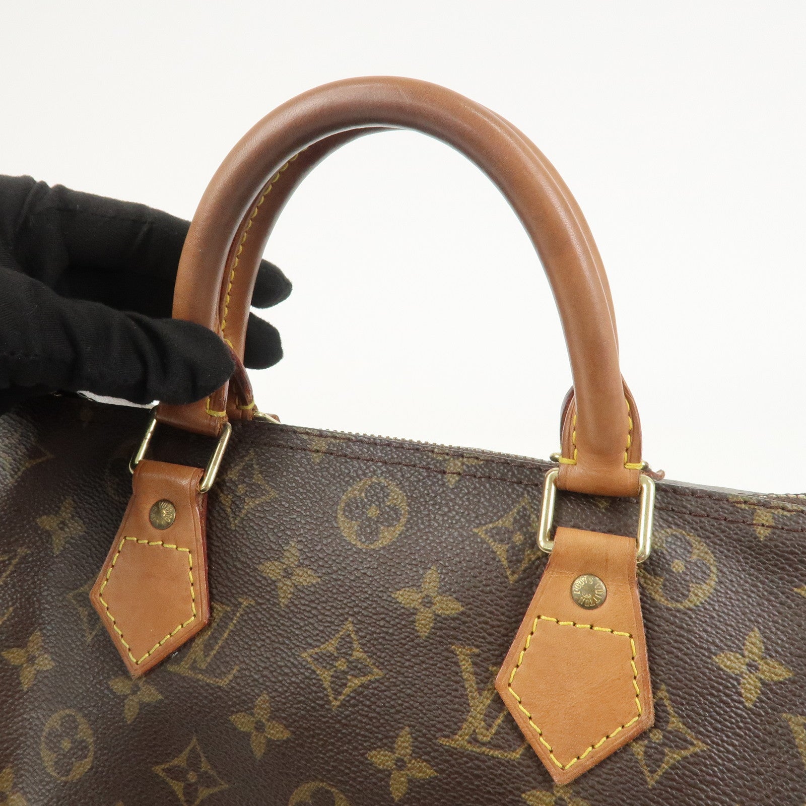 Louis Vuitton Monogram Speedy 30 Boston Bag Hand Bag Brown M41526