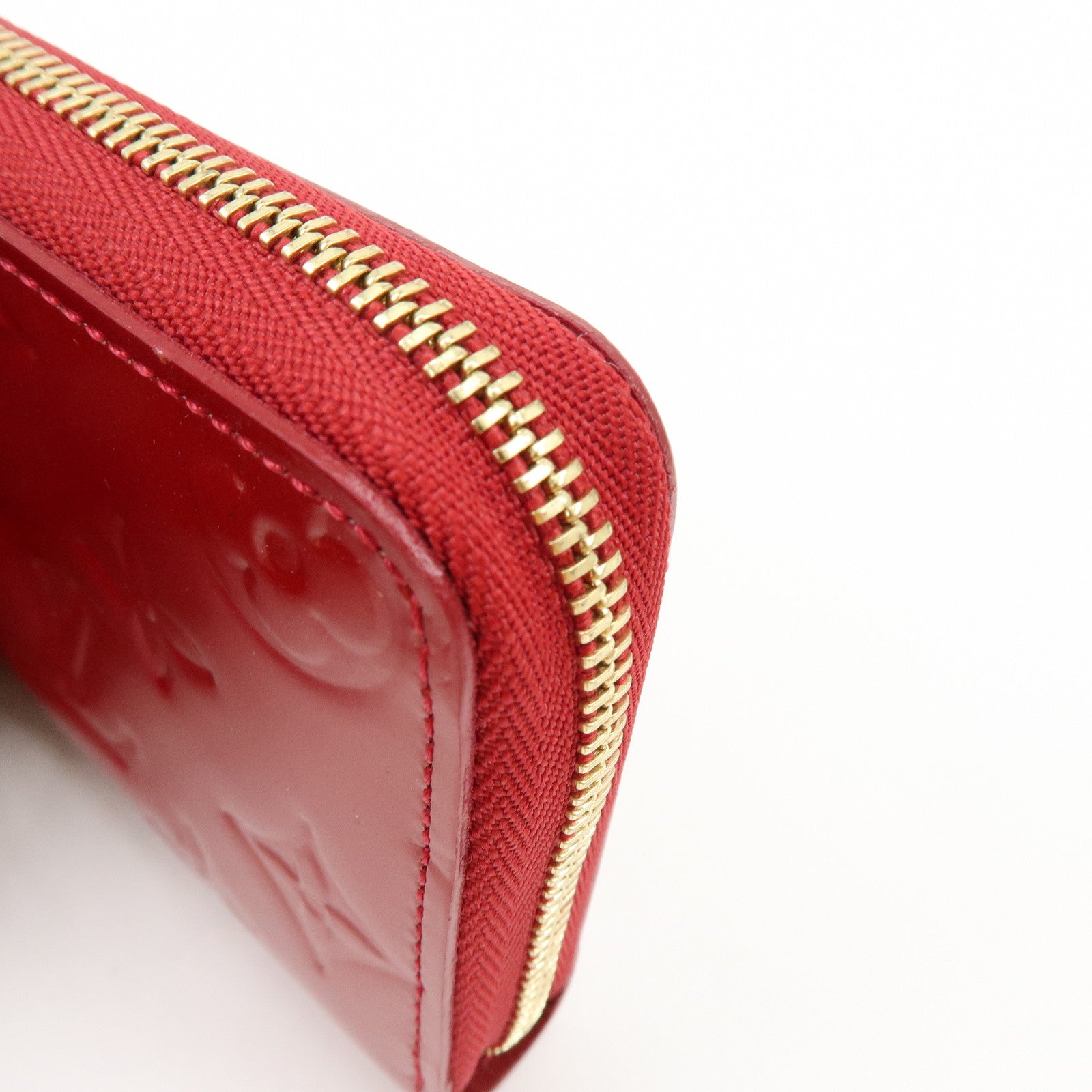 Louis Vuitton Monogram Vernis Zippy Coin Purse Pomme d'Amour M93608