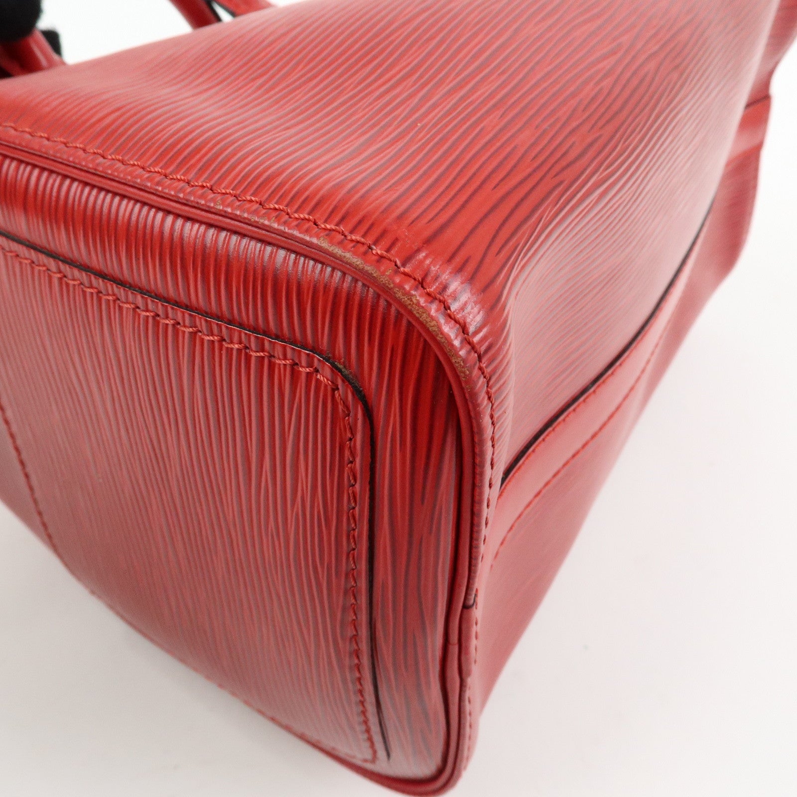 Louis Vuitton Epi Speedy 25 Boston Hand Bag Castilian Red M43017