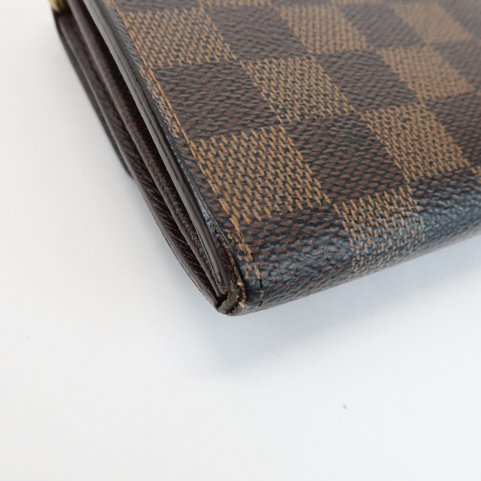 Louis Vuitton Damier Ebene Set of 2 Long Wallet N60015/N61734