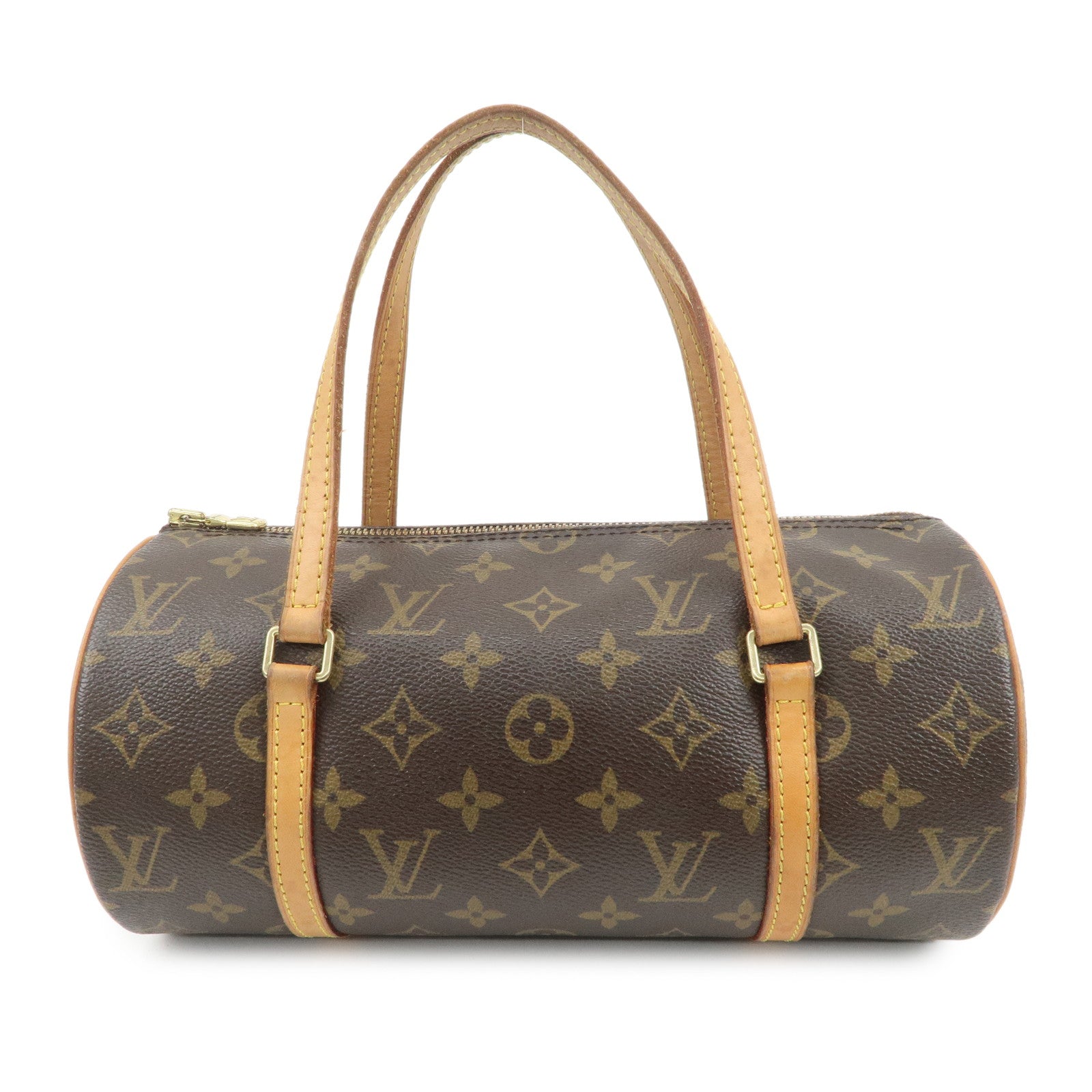 Louis Vuitton Monogram Papillon 26 Hand Bag Brown M51386