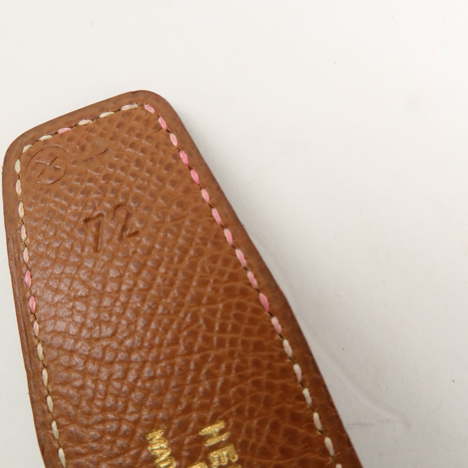 HERMES H Buckle Reversible Box Calf Constance Belt X Stamped Black Used