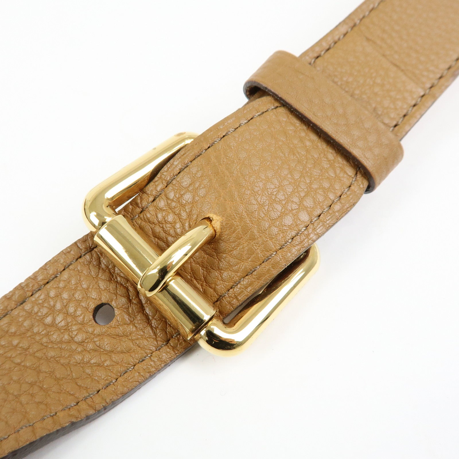 Louis Vuitton Monogram Mahina Selene MM Shoulder Bag Caramel M94214