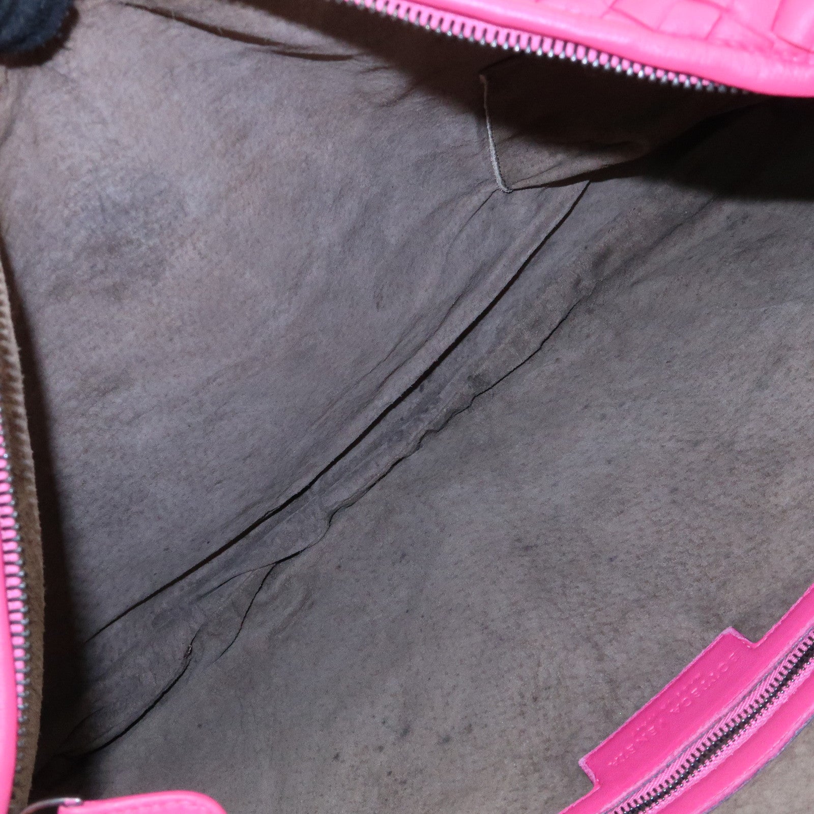 BOTTEGA VENETA Intrecciato Hobo Lamb Skin Shoulder Hand Bag 115653