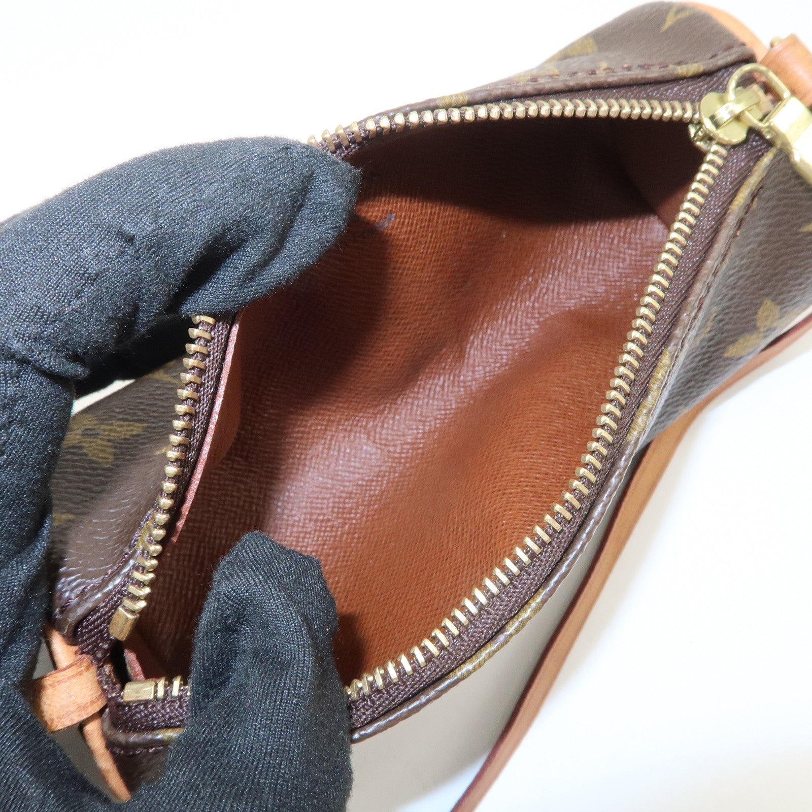 Louis Vuitton Monogram Mini Pouch for Papillon Bag New Style Brown