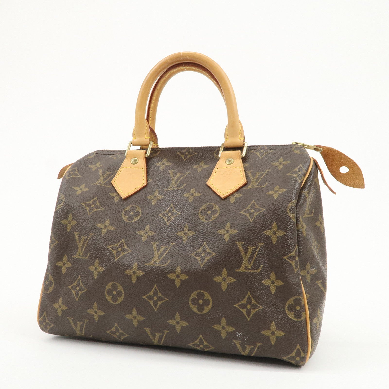 Louis Vuitton Monogram Speedy 25 Boston Bag Hand Bag Brown M41528