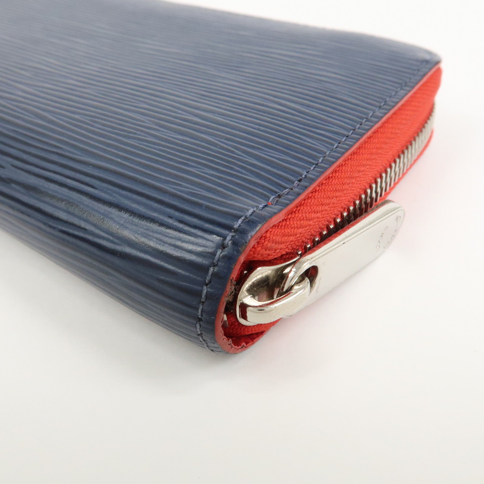 Louis Vuitton Epi Leather Round Zippy Wallet Indigo Blue M67267