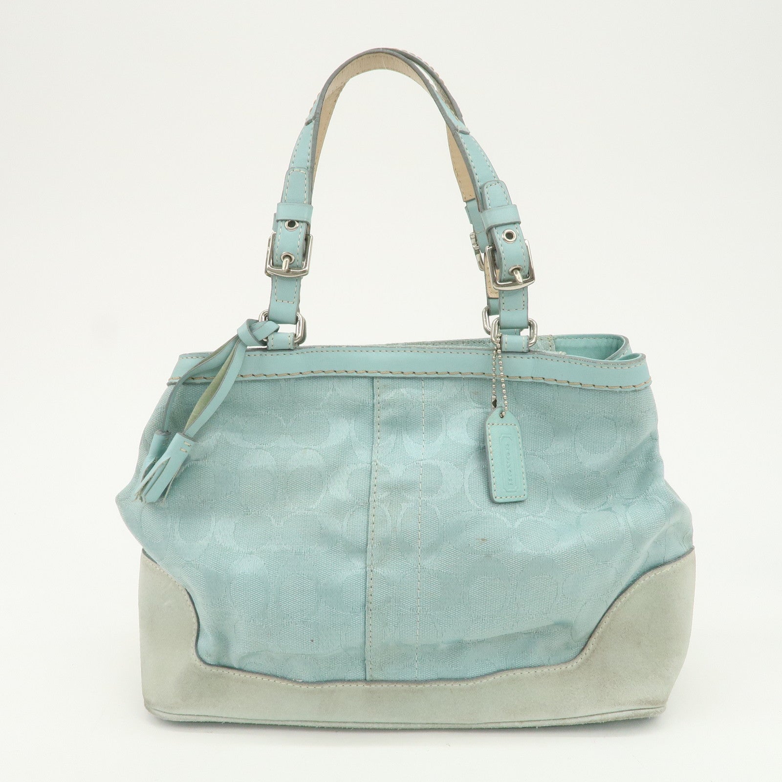 COACH Signature PVC Canvas Leather Set of 3 Shoulder Bag