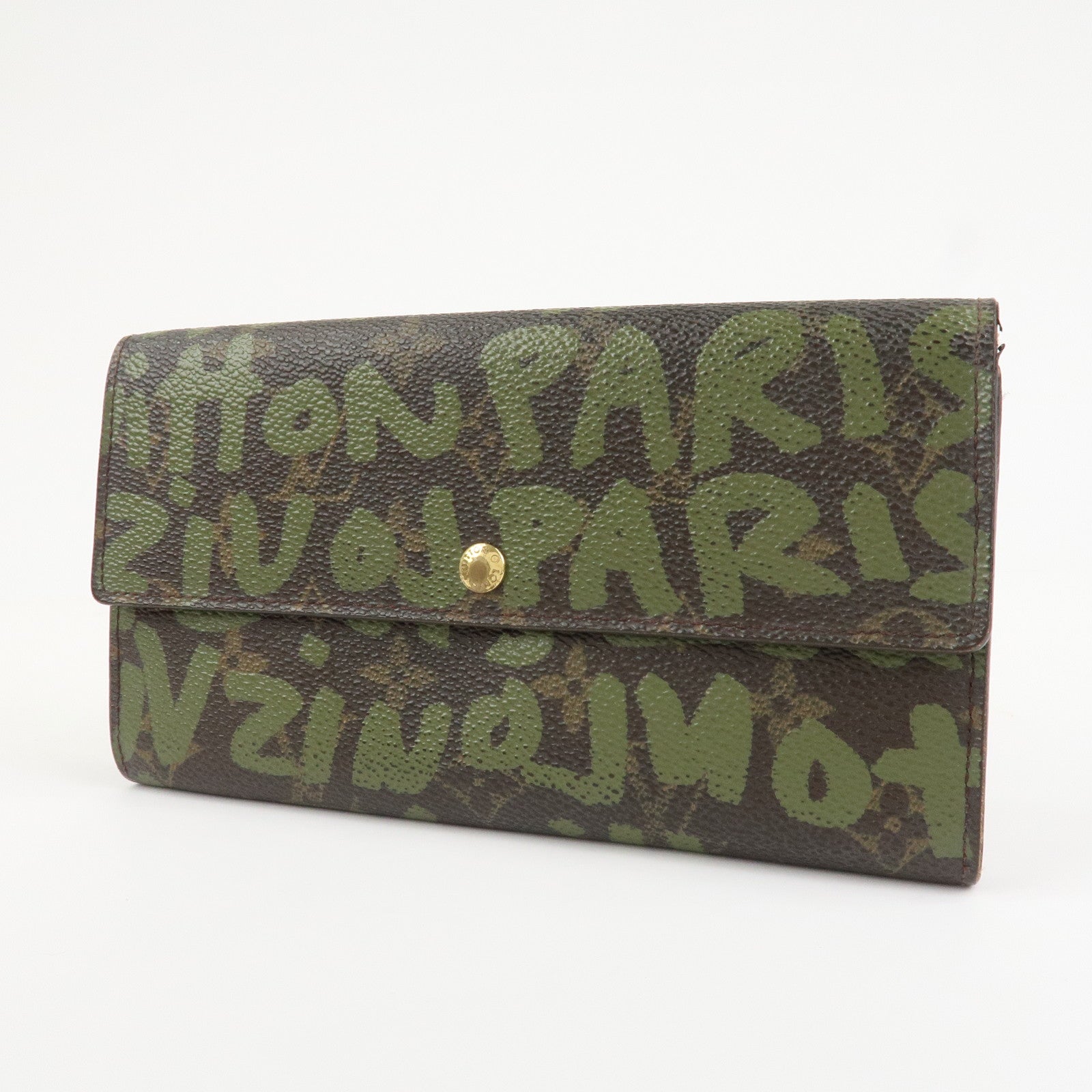 Louis Vuitton Monogram Graffiti Portefeuille Sarah Wallet M92188