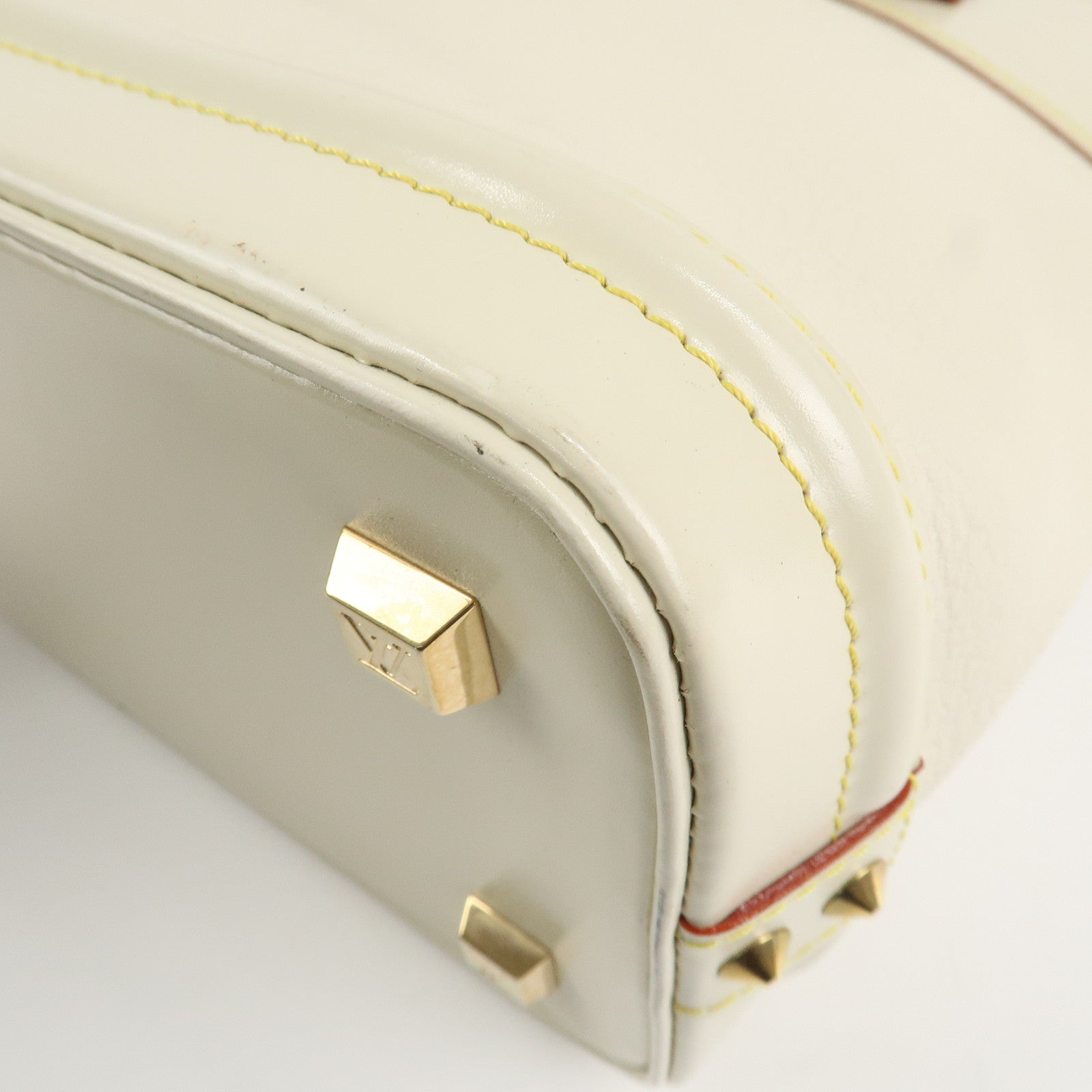 Louis Vuitton Suhari Lockit PM 2Way Hand Shoulder Bag Blanc M91887 Used