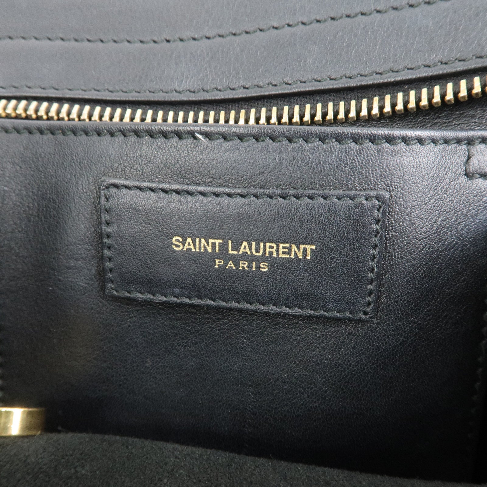 SAINT LAURENT PARIS Petit Cabas Y-Line 2Way Bag Hand Bag 311210