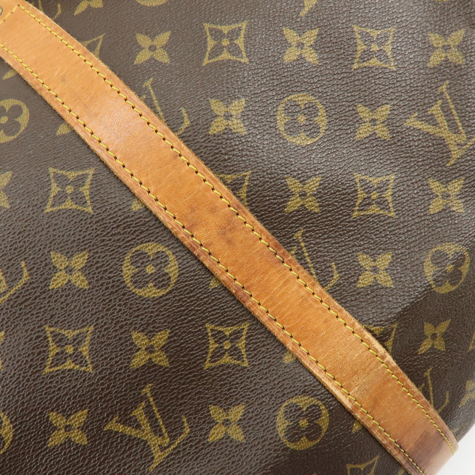 Louis Vuitton Monogram Keep All Bandouliere 55 Boston Bag M41414