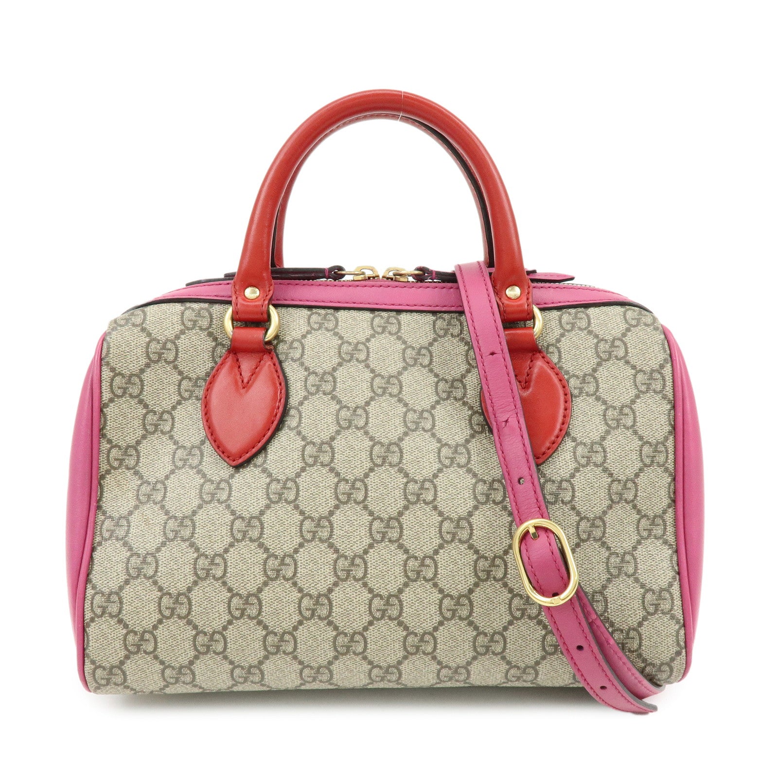 GUCCI GG Supreme Leather 2Way Bag Hand Bag Shoulder Bag 409529