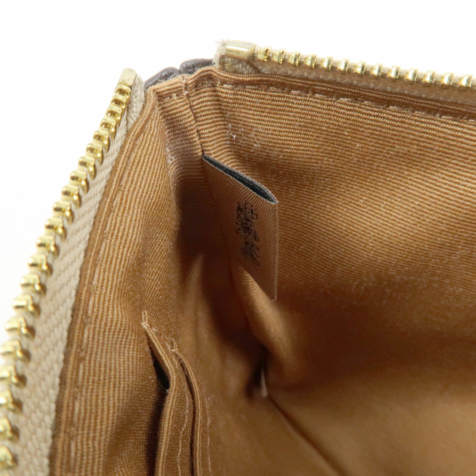 COACH Set of 3 Signature Canvas Suede PVC Shoulder Bag Pouch