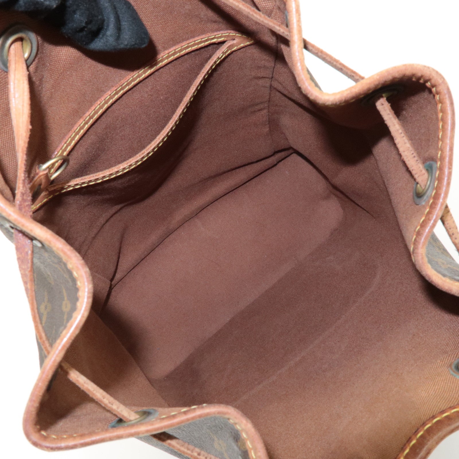 Louis Vuitton Monogram Montsouris MM Backpack Brown M51136 Used