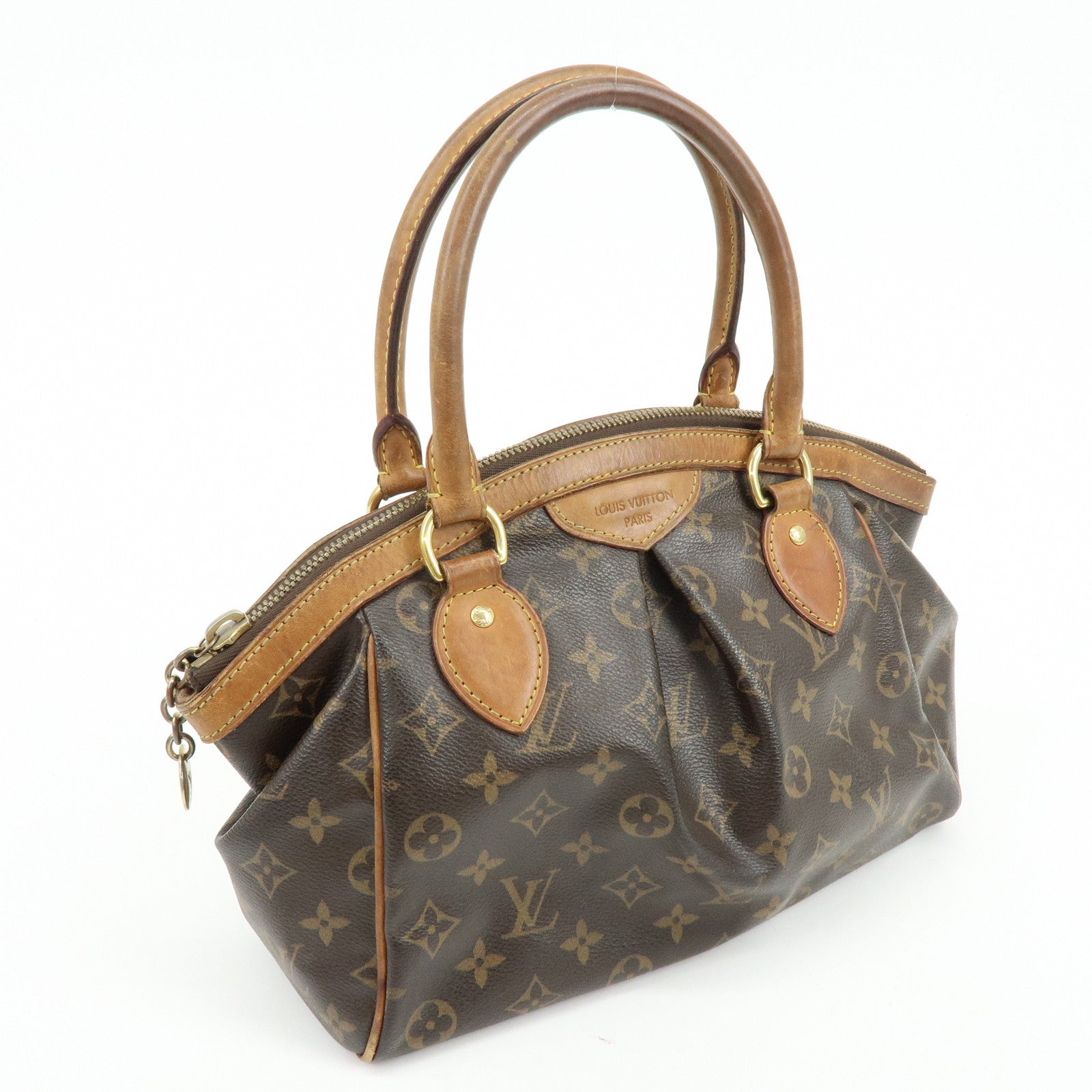 Louis Vuitton Monogram Tivoli PM Hand Bag Shoulder Bag Brown M40143