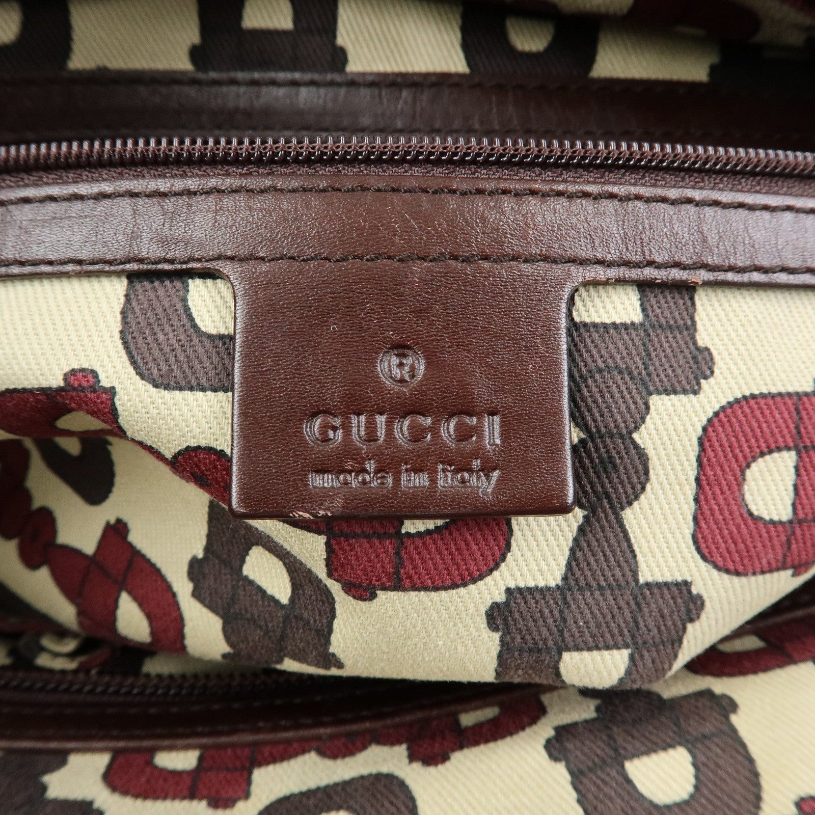 GUCCI Guccissima Leather Tote Bag Hand Bag Brown 145993