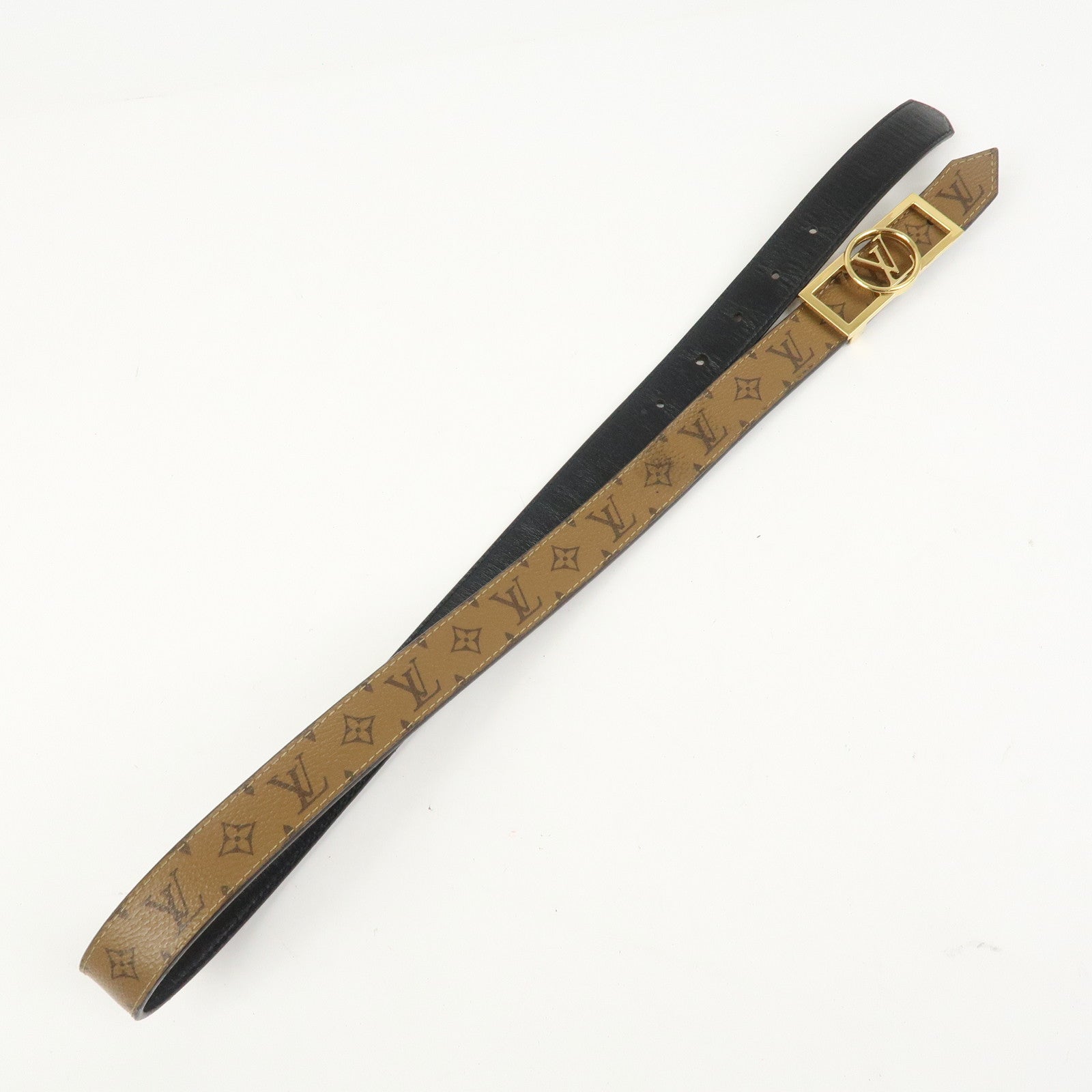 Louis Vuitton Monogram Reverse Agneau Milo Dauphine Ceinture M0203
