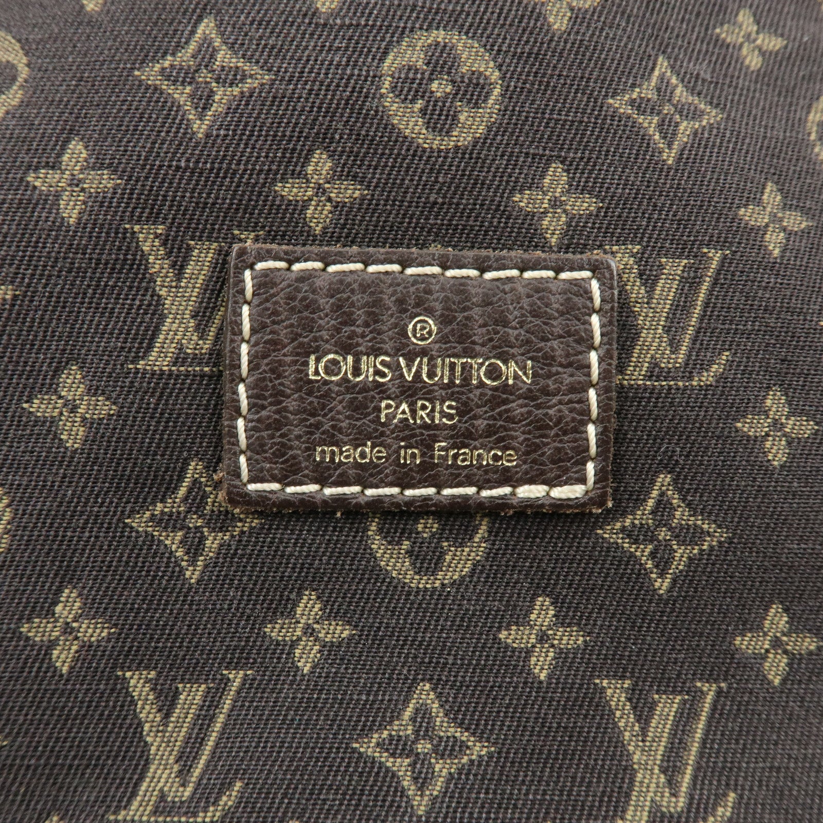 Louis Vuitton Monogram Mini Lin Saumur 30 Shoulder Bag Ebene M95227