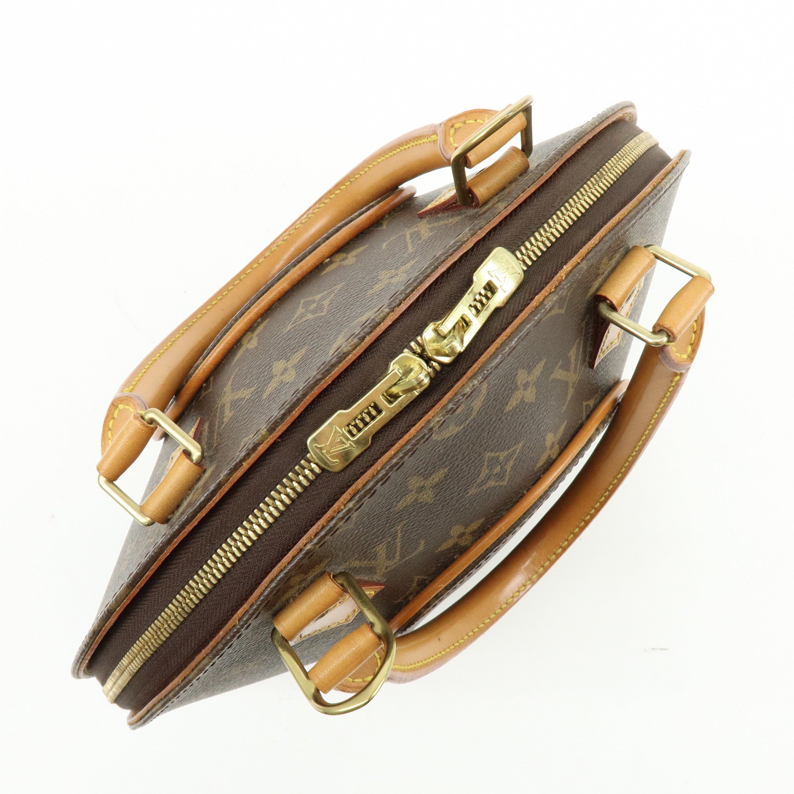 Louis Vuitton Monogram Ellipse PM Hand Bag Brown M51127