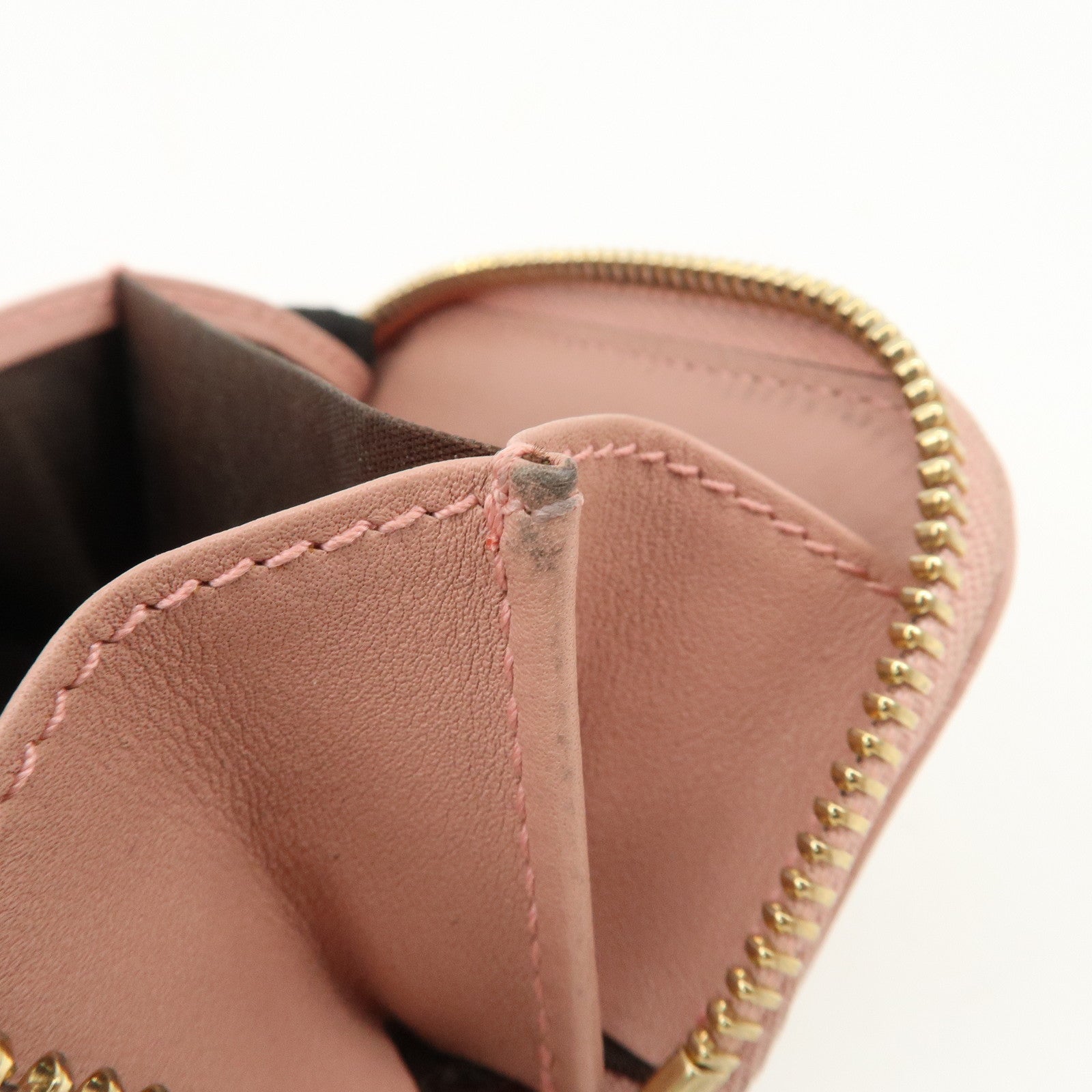 GUCCI Micro Guccissima Leather Coin Case Coin Purse Pink 449896